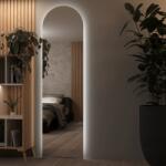 Daramio Atipikus tükör LED világítással G9 60x160 cm