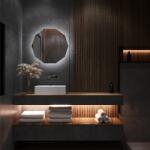 Daramio Atipikus tükör LED világítással G11 38x40 cm