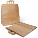  Sodrottfüles papírtáska, papírszatyor 40x45+16cm barna (SZID-02175)