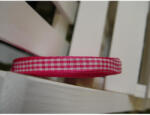  Kockás szalag pink 1cm - csinaldmagadshop