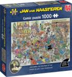 Jumbo - Puzzle Jan van Haasteren: Bătălia de Ludo - 1 000 piese Puzzle