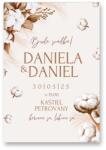 Personal Invitație de nuntă - Boho Selectați cantitatea: 61 buc și mai multe