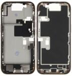 Apple iPhone 16 Pro - Ramă mijlocie + Butoane de pornire + Volum (Desert Titanium), Desert Titanium