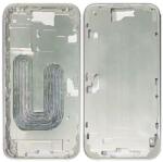 Apple iPhone 16 - Ramă mijlocie + Butoane de pornire + Volum (White), White