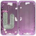 Apple iPhone 16 Plus - Ramă mijlocie + Butoane de pornire + Volum (Pink), Pink