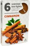  Teamécses 6Db Cinnamon Illatgyertyák