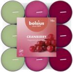 Bolsius Teamécses 18 Db Cranberry Basic Háromszínű, Illatgyertyák