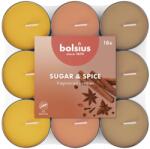 Bolsius Teamécses 18 Db Sugar&Spice Basic Háromszínű, Illatgyertyák