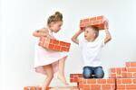 Malý Stavitel LITTLE BUILDER Játékos téglák 25 db