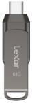 Lexar JumpDrive Dual D400 64GB USB 3.1 (LJDD400064G-BNQNG)