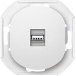 ALING-CONEL EON 1xUSB csatlakozó aljzat 2.0 szabvány nem töltő Keystone keret nélkül fehér E6162.0 (E6162.0)