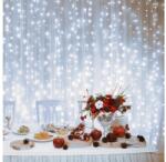 Somogyi Elektronic LED-es fényfüggöny 2x1 m / 210 LED sorolható hideg fehér DLF 210/WH (DLF 210/WH)