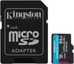 Kingston microSDXC Canvas Go Plus 64GB A2/U3/V30 SDCG4/64GB