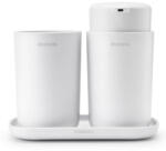 Brabantia Комплект аксесоари за баня Brabantia ReNew 1003492, 3 части, 250 мл, Устойчиви на корозия, Бял (1003492)