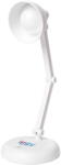 Iggy Lampa de birou led Iggy IGDL-LED-LAMP, 100 lumen, 3 trepte intensitate luminoasa, buton tactil on/off, alimentare 3 x AA sau cablu USB inclus, Alb (IGDL-LED-LAMP)