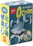 APLI 3D пъзел Apli Kids - Ocean, акула с поставка (19955) - ozone