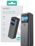 AUKEY PB-Y45 Mini Power Bank 27600mAh 140W QC PD 3.1 3xUSB PPS Smart Digital Display - Mini (AAAA) Lítium Fekete (PB-Y45)