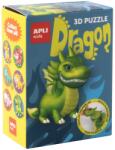 APLI 3D пъзел Apli Kids - Dragon, зелен дракон (19945) - ozone