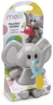Melii Suport suzeta Melii Elephant, PVC, Albastru