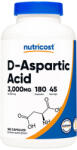 Nutricost D-Aspartic Acid Capsules (180 Capsule)