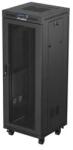Lanberg Комуникационен шкаф, Lanberg rack cabinet 19" free-standing 32U/600X600 (FLAT PACK) with mesh door LCD black (FF01-6632-23BL) - xtreme