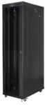 Lanberg Комуникационен шкаф, Lanberg rack cabinet 19" free-standing 47U/800x1200 (flat pack) with glass door lcd black v2 (FF01-8247-12BL) - xtreme