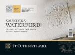 St Cuthberts Mill Saunders Waterford Rough Vázlatfüzet 26 x 18 cm 300 g White (T46630001011B)