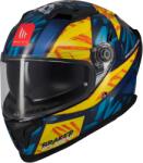 MT Helmets MT Braker SV Fury zárt motoros bukósisak kék-sárga