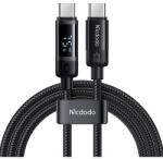 Mcdodo CA-5780 USB-C - USB-C 60 W adatkábel 1, 2 m (fekete)