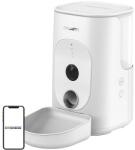 Dogness F15 WiFi 4L intelligens ételadagoló kamerával műanyag tállal fehér (F15 Melamine)