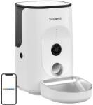 Dogness F15 WiFi 4L intelligens ételadagoló kamerával, rozsdamentes acél tállal fehér (F15 Stainless)