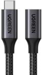 UGREEN USB 3.2 hosszabbítókábel US372 USB-C csatlakozódugótól USB-C aljzatig Gen 2 0, 5 m fekete (45172)