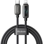 Mcdodo CA-2630 USB-C-Lightning kábel, 36 W, LED kijelző, 1, 2 m