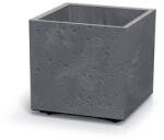 Prosperplast Virágcserép Prosperplast SIERRA SQUARE beton hatás 38, 5 cm szürke (DSI400E-425U) - platinashop