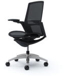 Okamura Finora prémium ergonomikus irodai szék - fekete váz, fekete keret, fekete háló