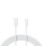 Baseus Superior Series USB-A to USB-C adatkábel, töltőkábel, fehér (65W, 6.5A, 2m, CAYS000901)