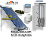 Cordivari Napkollektor rendszer Cordivari 1000 literes puffer fűtés rásegítésre: 5x20 vákuumcsöves kollektor + 1 hőcserélős puffertároló + nagyteljesítményű szivattyú állomás + vezérlés + tágulási tartály (SZET