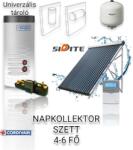 Napcsap 4-6 fő részére síkkollektoros szett: 1 db 30 csöves Big-Pipe napkollektor, Cordivari 300 literes 1 hőcserélős bojler, szivattyú állomás vezérléssel, tágulási tartály (COR_SZETT_30VCS_300L_1HCS-46PR_NA