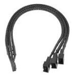 Akyga ventillátor tápelosztó 4-pin/2 x 4-pin/1 x 3-pin ( AK-CA-65 ) (AK-CA-65)