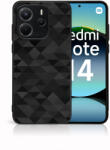  MY ART Husă de protecție pentru Xiaomi Redmi Note 14 BLACK TRIANGURI (232)