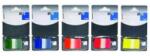 Global Notes Oldaljelölő GLOBAL Notes Info Flags 7728-50 műanyag 25x43 mm transparens/sárga (11442) - irodaszer