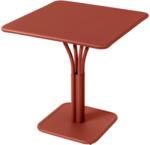 Fermob Földpiros fém asztal Fermob Luxembourg talapzat 71 x 71 cm (FB-4142-20)