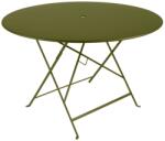 Fermob Zöld fém összecsukható asztal Fermob Bistro 117 cm - pesto ernyő (FB-0237-D3)