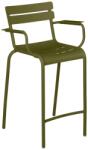 Fermob Zöld fém bárszék Fermob Luxembourg 69, 5 cm - pesto búra (FB-4113-D3)