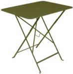 Fermob Zöld fém összecsukható asztal Fermob Bistro 57 x 77 cm - pesto ernyő (FB-0243-D3)