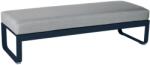 Fermob Szürke kárpitozott pad Fermob Bellevie 148 cm, sötétkék talppal (FB-8494-92-79)