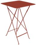 Fermob Földpiros fém összecsukható bisztróasztal Fermob Bistro 71 x 71 cm (FB-0250-20)