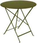 Fermob Zöld fém összecsukható asztal Fermob Bistro Ø 77 cm - pesto ernyő (FB-0233-D3)