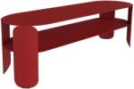 Fermob Piros fém kerti dohányzóasztal Fermob Bebop 120 x 40 cm (FB-5628-43)