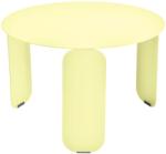 Fermob Citromsárga fém kerti dohányzóasztal Fermob Bebop 60 cm (FB-5613-A6)